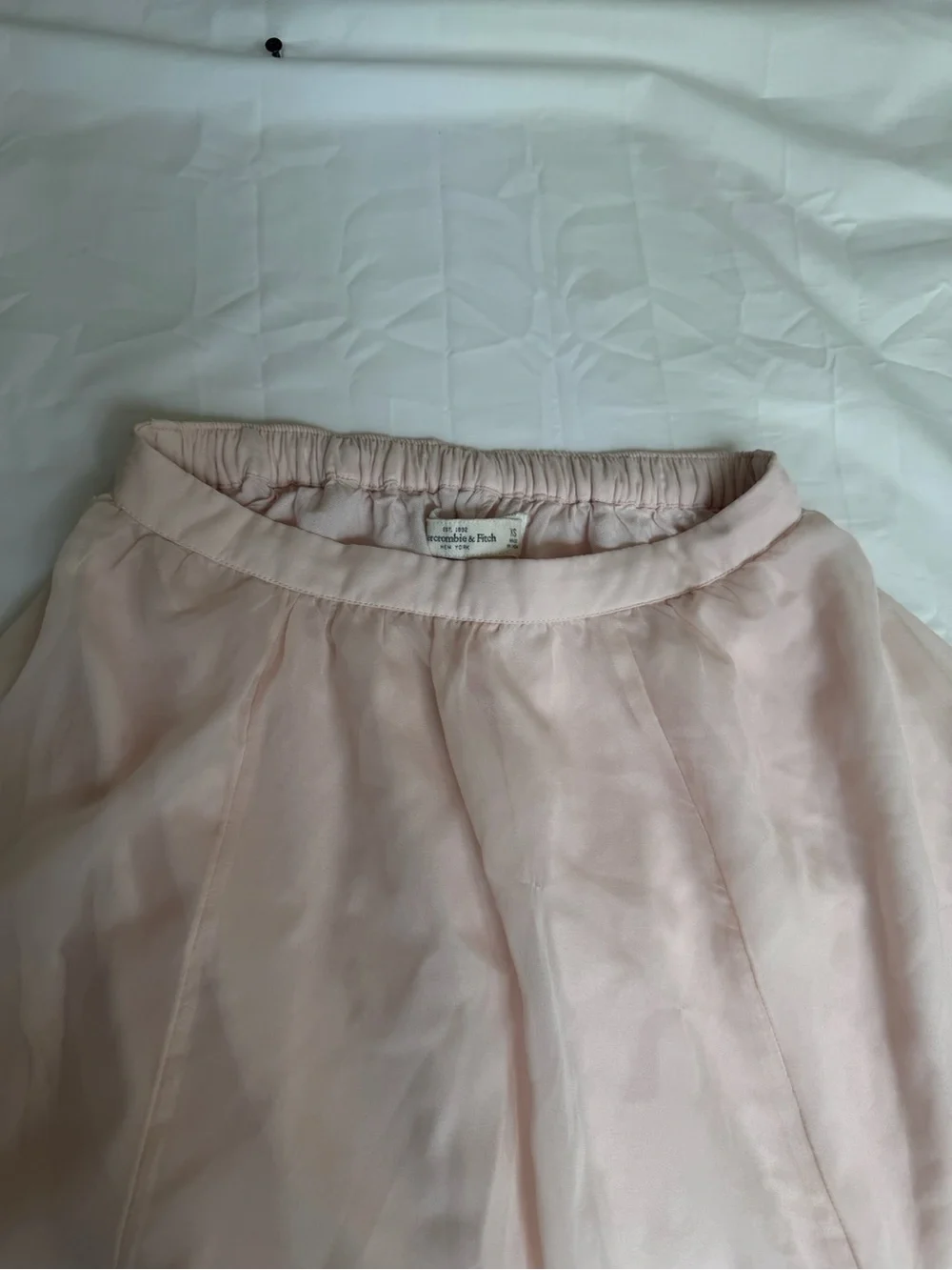 Abercrombie & Fitch Blush Pink Midi Skirt